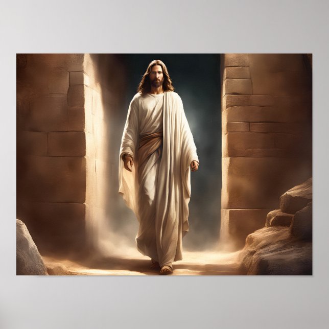 Wall Art Poster mit Lord & Savior Jesus (Vorne)
