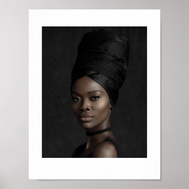 Wall Art Poster - Schönheitsportrait (Vorne)