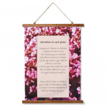Wall Art Scroll "Rettung ist Gott gegeben