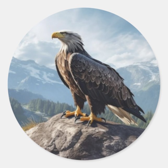 Wall-Art-Zuhause-Living-Aufkleber Runder Aufkleber (Vorderseite)