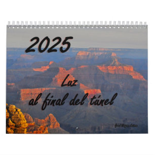 Wall Calendar 2025 mit spanischen Bibelversen Kalender