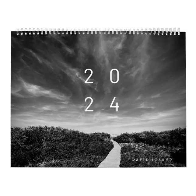 Wall Calendar - Schwarz-Weiß-Landschaft Fotos Kalender (Titelbild)