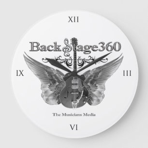 Wall-Clock - 10,75" runder Acryl Große Wanduhr