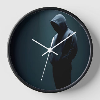 Wall Clock, 10" runder natürlicher Holzrahmen Uhr