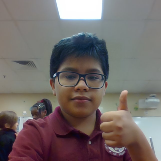 Wall Clock, 10" Rundrahmen mit Caleb Cea Gesicht Große Wanduhr (Caleb's Face)