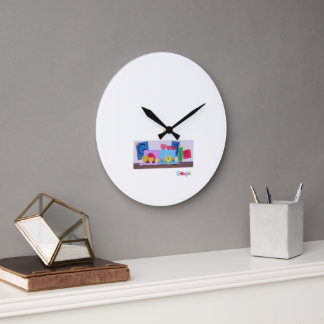 Wall Clock 2023 neues Google Design Große Wanduhr