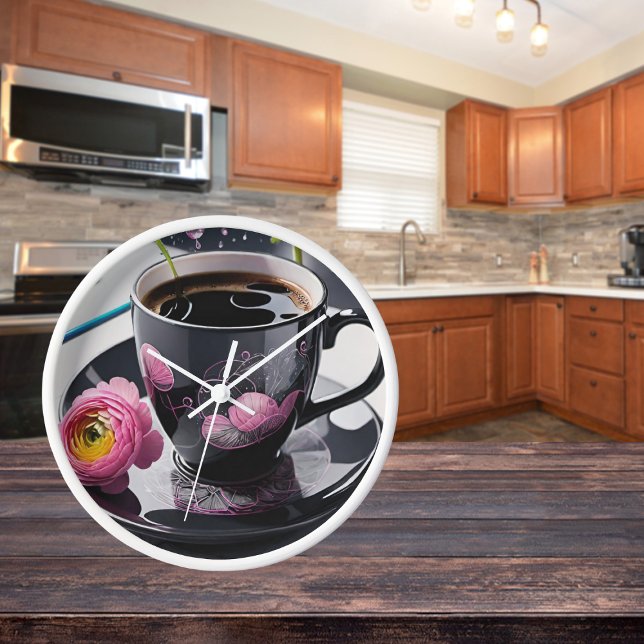 Wall Clock, 27,3 cm quadratisch Uhr (Von Creator hochgeladen)