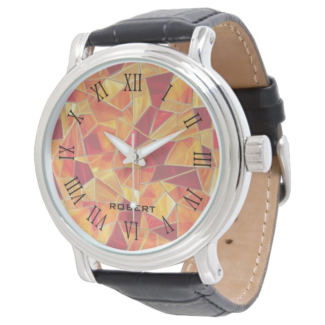 Wall Clock Armbanduhr (Schrägansicht)