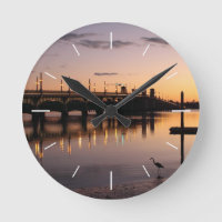 Wall Clock - Brücke der Löwen, St. Augustine, FL