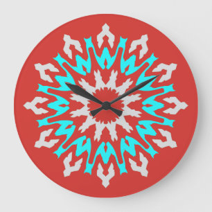 Wall Clock, Ein elegantes, vielfarbiges klassische Große Wanduhr