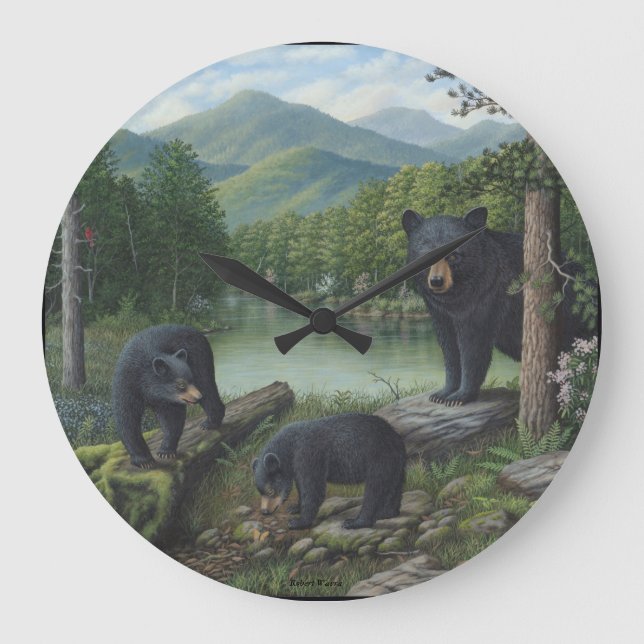 Wall Clock Große Wanduhr (Vorderseite)