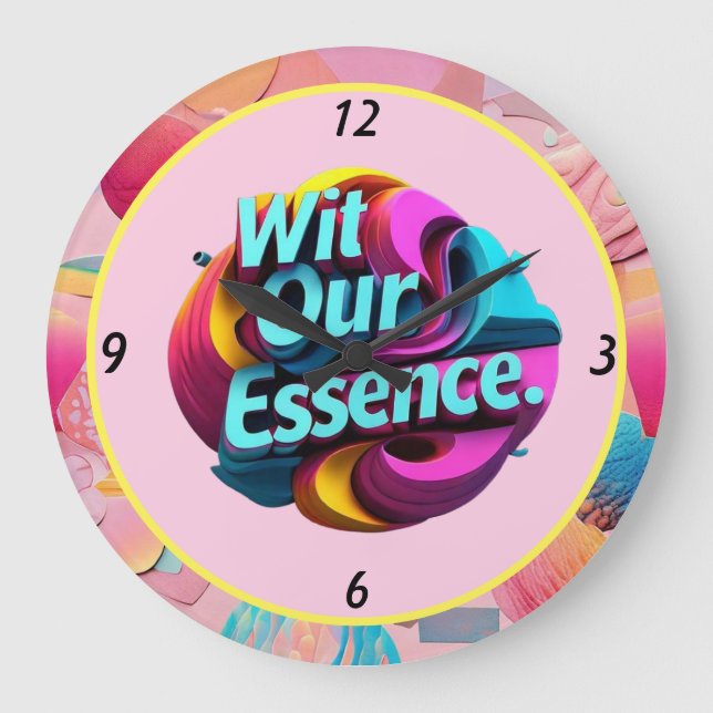 Wall Clock Große Wanduhr (Vorderseite)