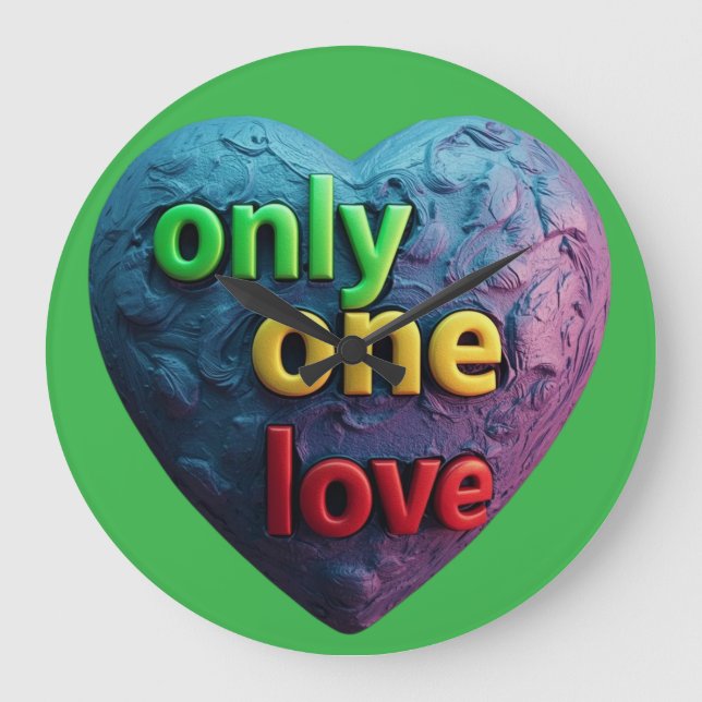 Wall Clock Große Wanduhr (Vorderseite)