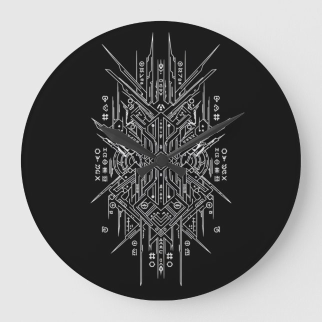 Wall Clock Große Wanduhr (Vorderseite)