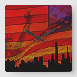 Wall Clock Quadratische Wanduhr