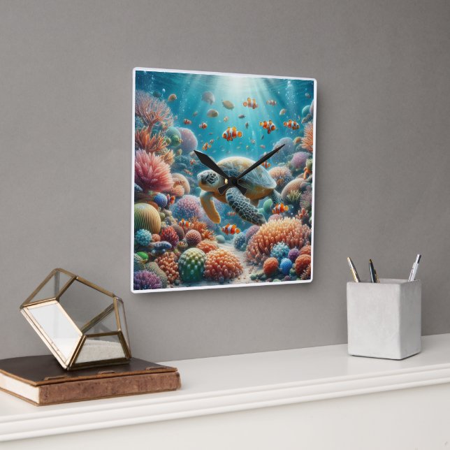 Wall Clock Quadratische Wanduhr (Büro)