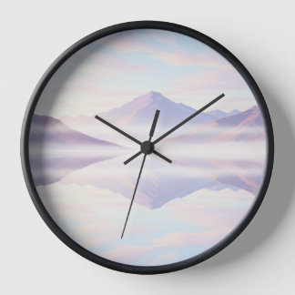 Wall Clock - ruhige Landschaft Uhr
