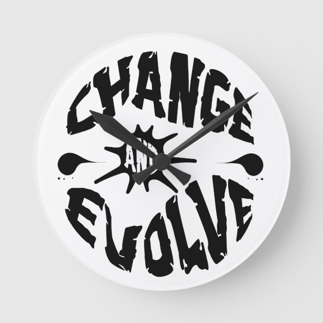 Wall Clock Runde Wanduhr (Vorderseite)