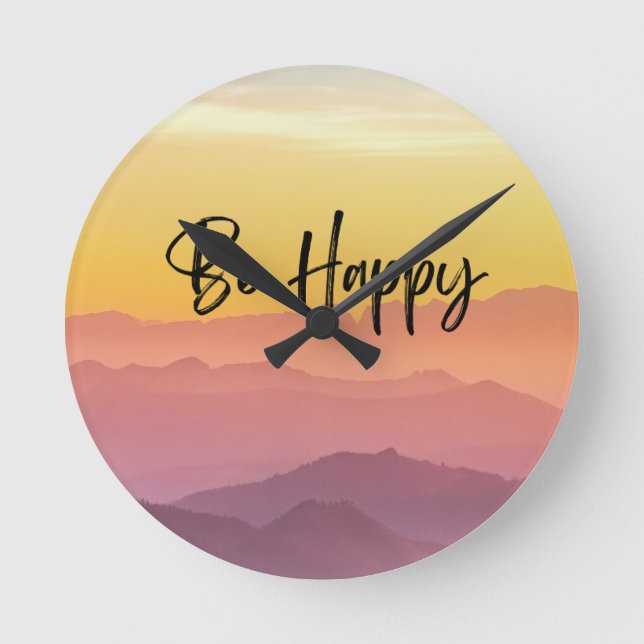 Wall Clock Runde Wanduhr (Vorderseite)