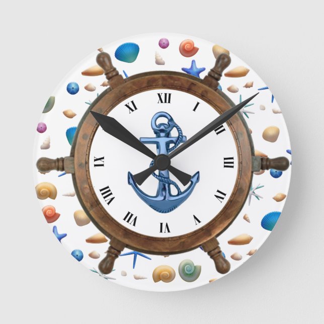 Wall-Clock Runde Wanduhr (Vorderseite)
