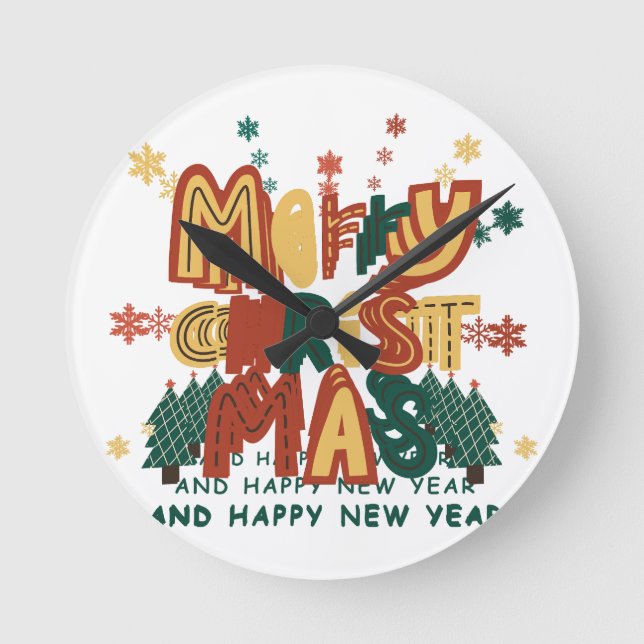 Wall Clock Runde Wanduhr (Vorderseite)