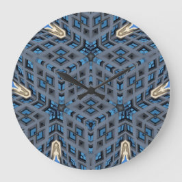 Wall Clock THE KALEIDOSCOPE OF LIFE Große Wanduhr