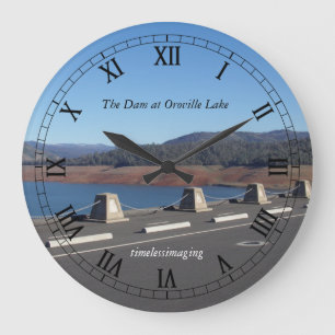 Wall Clock, Wall Art, Wohngestaltung, Dam in Oro.  Große Wanduhr