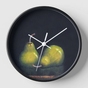 Wall Clock Zwei Birnen Uhr