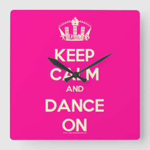 Wall Clocks Quadratische Wanduhr