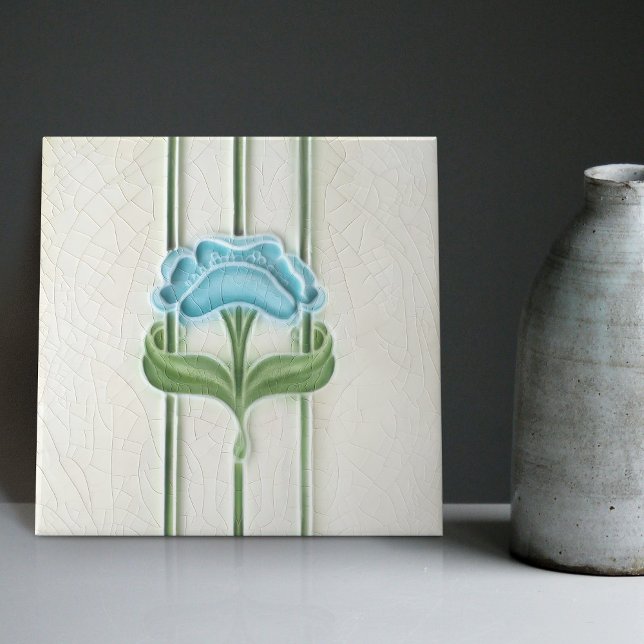 Wall Deco Art Nouveau Vintag Antique Peranakan Fliese (Von Creator hochgeladen)