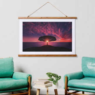 Wall Deko Tapestry Wandteppich Mit Holzrahmen