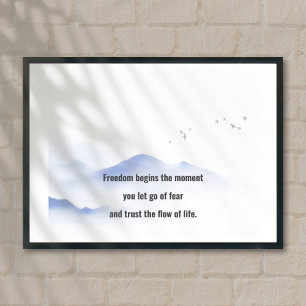 Wall-Dekoration Motivation zitieren Life-Zitate Pl Poster