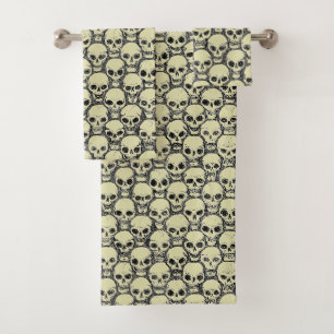 Wall o’ Skulls Badhandtuch Set