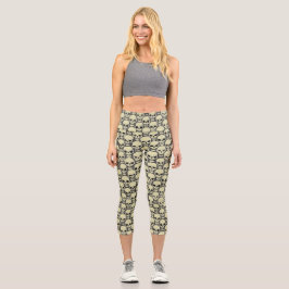Wall o’ Skulls Capri Leggings