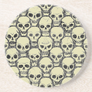 Wall o’ Skulls Getränkeuntersetzer
