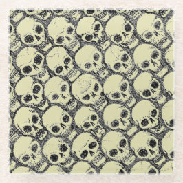 Wall o’ Skulls Glasuntersetzer