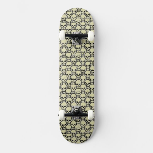 Wall o’ Skulls Skateboard (Vorderseite)