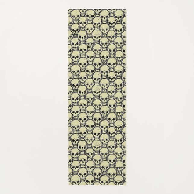 Wall o’ Skulls Yogamatte (Vorderseite)