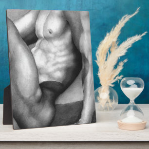 WALL PLAQUE WALL PLAQUE Feine Kunst bei der Male Fotoplatte