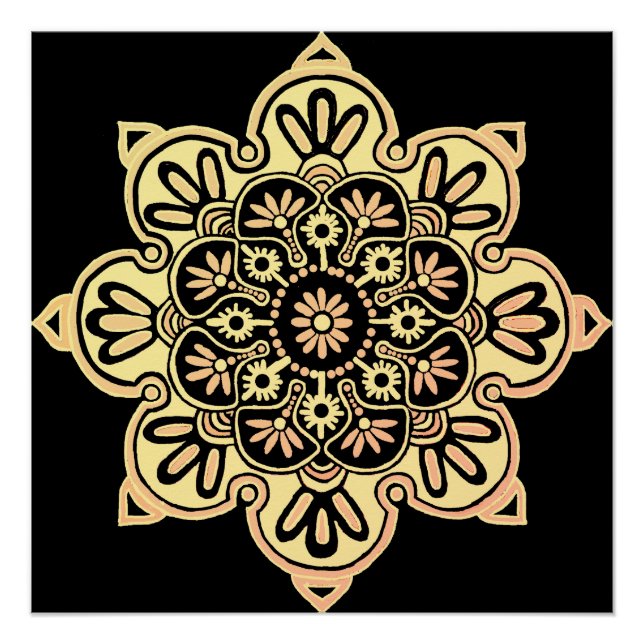 Wall Poster Boho Medallion (Vorderseite)