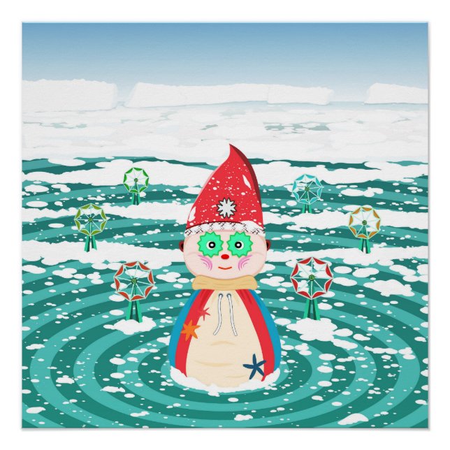 Wall Poster - Ein verspätetes Weihnachtsbild. (Vorderseite)