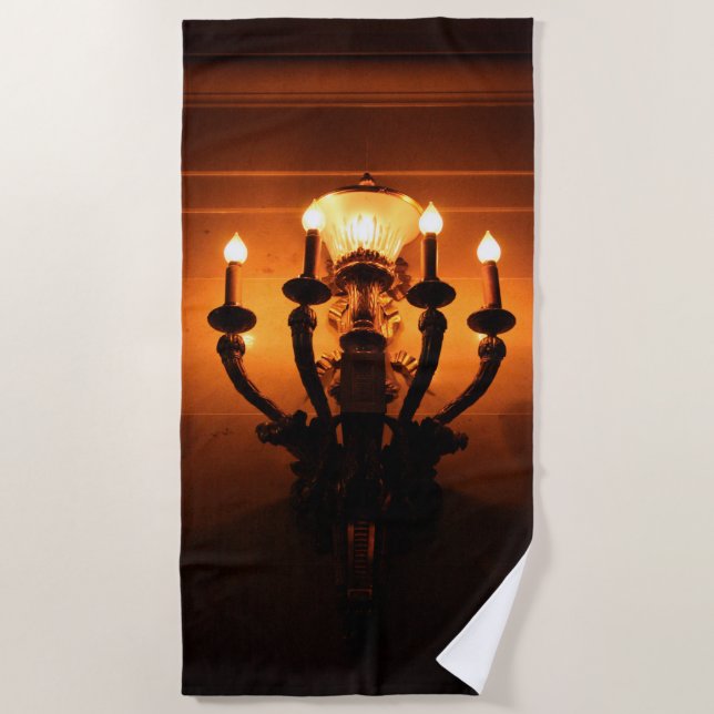 Wall Sconce Antique Aesthetic  Strandtuch (Vorderseite)
