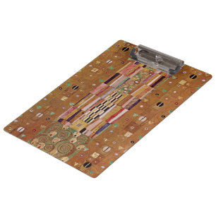 Wall, Stoclet Frieze von Gustav Klimt Klemmbrett