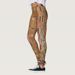 Wall, Stoclet Frieze von Gustav Klimt Leggings