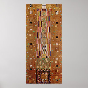 Wall, Stoclet Frieze von Gustav Klimt Poster