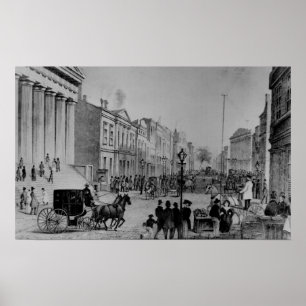 Wall Street 1867 Poster