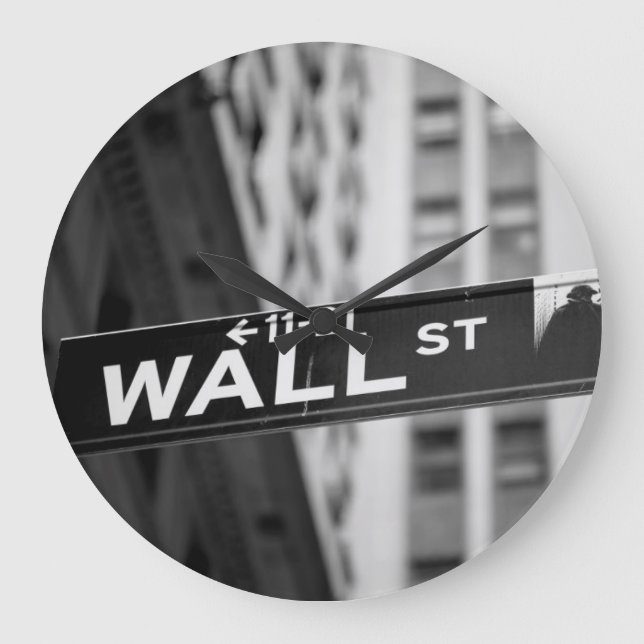 Wall street große wanduhr (Vorderseite)