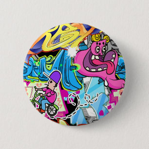 Wall Street-Kunst Button