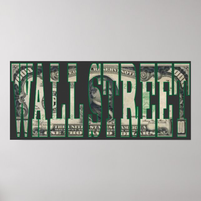 Wall Street Poster (Vorne)