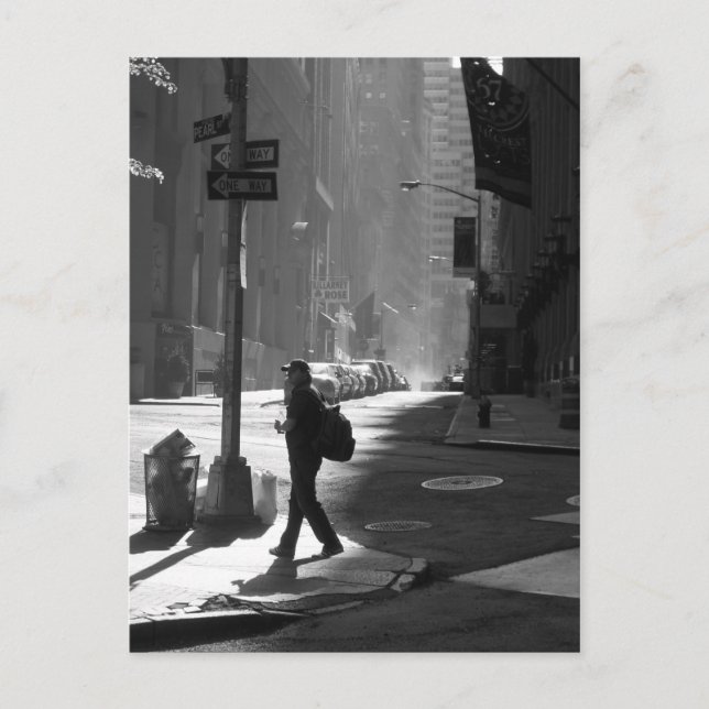 Wall Street Postkarte (Vorderseite)